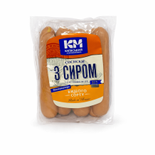 Сосиски "З Сиром" н/о в/г газ Київський МК