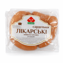 Сардельки "Лікарські" вар. в/г Пан Велес
