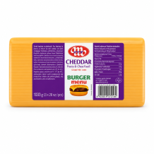 Сир "Cheddar Burger" нарізний 1033 г/шт MLEKOVITA