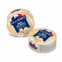 Сир "BRIE AU BLEU" (голубий сир з синьою пліснявою) 125 г/шт ILE DE FRANCE