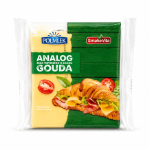 Сир плавлений тостовий зі смаком "GOUDA" 100 г/шт ТМ POLMLEK
