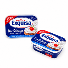 Сир вершковий классік XXL 65% FIDM 300 г/шт Exquisa