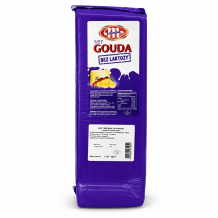 Сир твердий  GOUDA (Гауда) безлактозний  3,2 кг блок Mlekovita