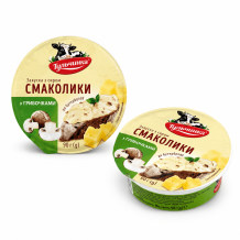 Закуска з сиром "Смаколики з Грибочками" 48% 90 г Тульчинка
