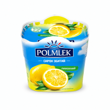 Сирок збитий зі смаком Лимону 135 г ТМ POLMLEK