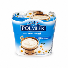 Сирок збитий Вершковий 135 г ТМ POLMLEK