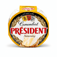 Сир Камамбер м'який 60% 120 г PRESIDENT