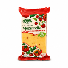Сир "MOZZARELLA"м'який з в'яленими томатами 45% 165 г/шт LYUBAR Milk