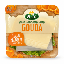 Сир "GOUDA" нарізка (слайси) 150 г/шт 48% Arla