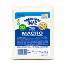 Масло  солодковершкове Екстра 73% 400 г Волошкове Поле