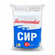 Сир 5% кисломолочний 180 г флоу Яготинський МЗ