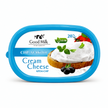 Крем сир Good Milk 20% контейнер овал. 135 гТМ Good Milk