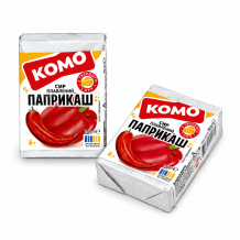 Сир плавлений "Паприкаш" 35% 75 г/шт ТМ КОМО
