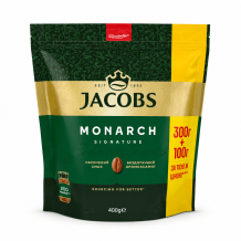 Кава розчинна JACOBS Monarch 400 г