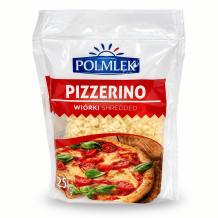 Моцарелла "PIZZERINO" (стружка) 250 г ТМ POLMLEK