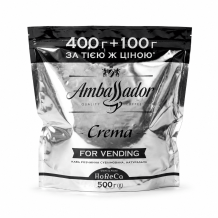 Кава розчинна AMBASSADOR CREMA 500 г