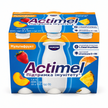 Actimel Мультіфрукт 1,4% 100 г/шт DANONE