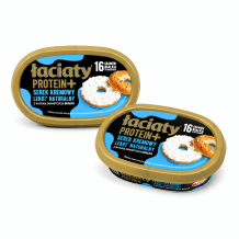 Крем сир вершковий протеїновий натуральний LACIATY PROTEIN 135 г/шт ТМ MLEKPOL