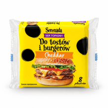 Сир плавлений тостовий "CHEDDAR" 130 г/шт Serenada