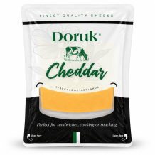 Сир "Cheddar" 50% (червоний) нарізка скибочками 100 г/шт Doruk