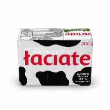 Масло LACIATE вершкове екстра 83% 200 г Mlekpol