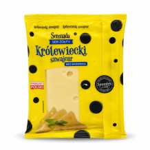 Сир "Krolewiecki szwajcar" (Швейцар Королевський Серенада) нарізка 135 г/шт Spomlek