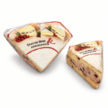 Сир "Duo De Brie Cranberries"(Дуо де брі  із клюквою) Франція Fromagerie Renard-Gillard