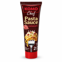 Паста соус PASTA SAUCE КАРБОНАРА 40% 150 г тюбик КОМО
