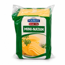 Сир твердий MINI-NATAN (Міні-Натан)  брус 1 кг ТМ Polmlek